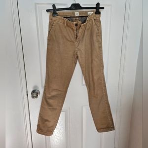 GAP tan chino pants. Straight leg. Size 00
